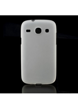 Cover in Silicone per Samsung Galaxy Core i8260 Bianco 5712579075109