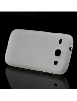 Cover in Silicone per Samsung Galaxy Core i8260 (Bianco)