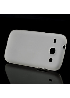 Cover in Silicone per Samsung Galaxy Core i8260 Bianco 5712579075109