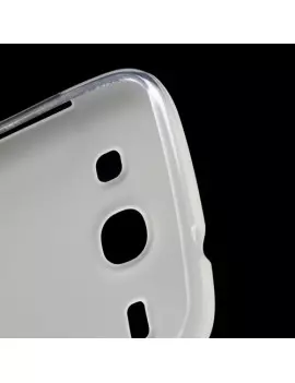 Cover in Silicone per Samsung Galaxy Core i8260 Bianco 5712579075109