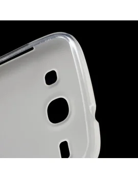 Cover in Silicone per Samsung Galaxy Core i8260 (Bianco)