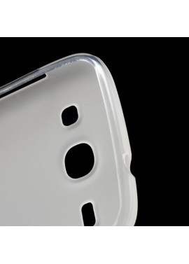 Cover in Silicone per Samsung Galaxy Core i8260 Bianco 5712579075109