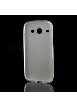 Cover in Silicone per Samsung Galaxy Core i8260 Bianco 5712579075109