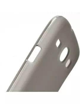 Cover in Silicone per Samsung Galaxy Core i8260 (Grigio)