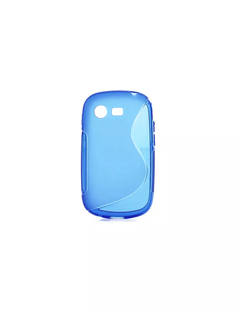 Cover Silicone Gel per Samsung Galaxy Star S5280 (Azzurro)