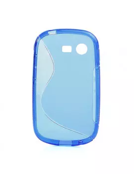 Cover Silicone Gel per Samsung Galaxy Star S5280 (Azzurro)