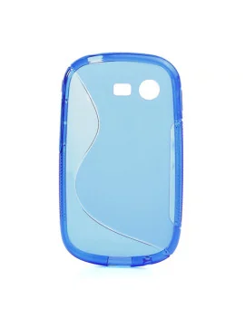 Cover Silicone Gel per Samsung Galaxy Star S5280 (Azzurro)