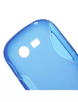 Cover Silicone Gel per Samsung Galaxy Star S5280 (Azzurro)