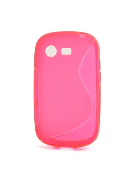 Cover Silicone Gel per Samsung Galaxy Star S5280 (Rosa)