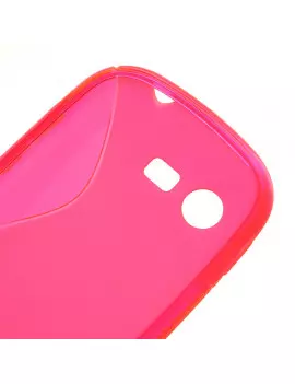 Cover Silicone Gel per Samsung Galaxy Star S5280 (Rosa)