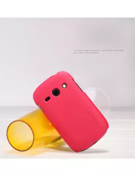 Cover Rigida con Screen Protector per Samsung Galaxy Fame S6810 (Rosso)