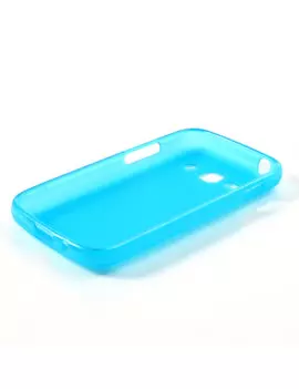 Cover in Silicone per Samsung Galaxy Ace 3 S7270 S7275 Blu