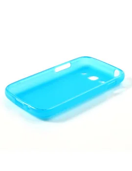 Cover Silicone per Samsung Galaxy Ace 3 S7270 S7275 (Blu)