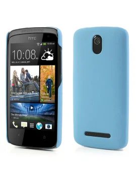 Cover Rigida Satinata per HTC Desire 500 (Blu)
