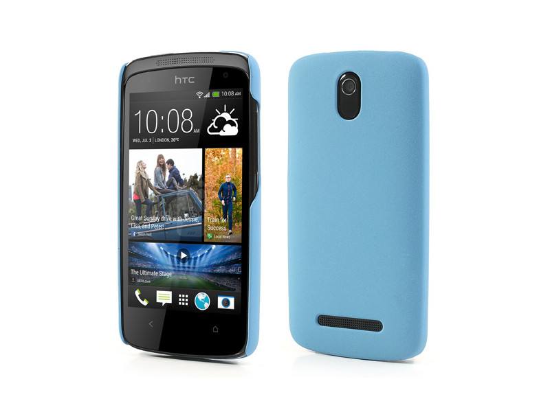 Cover Rigida Satinata HTC Desire 500 Blu 4054048777857