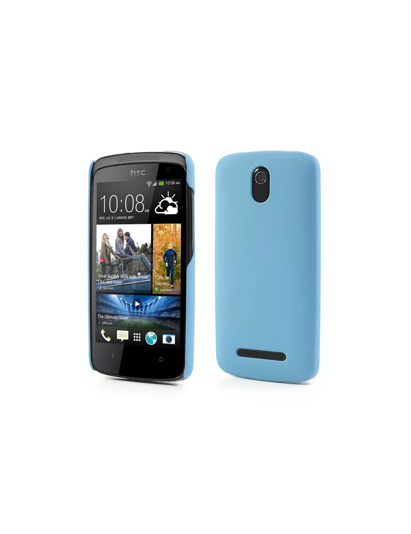 Cover Rigida Satinata HTC Desire 500 Blu 4054048777857