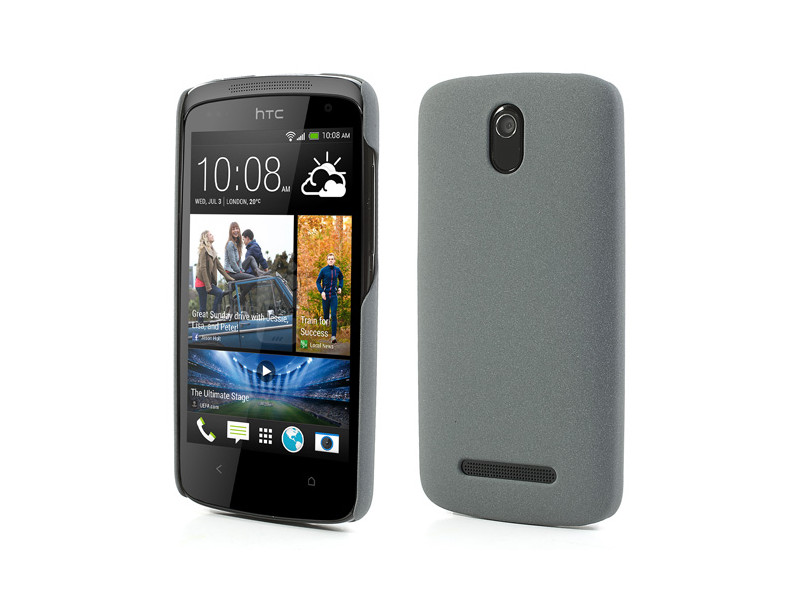 Cover Rigida Satinata HTC Desire 500 Grigio 4054048777826