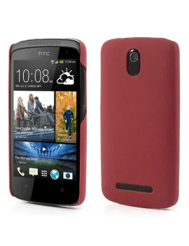 Cover Rigida Satinata per HTC Desire 500 (Rosso)