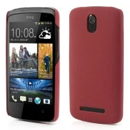 Cover Rigida Satinata per HTC Desire 500 (Rosso)