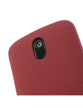 Cover Rigida Satinata per HTC Desire 500 (Rosso)