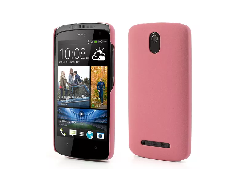Cover Rigida Satinata HTC Desire 500 Rosa 4054048105360