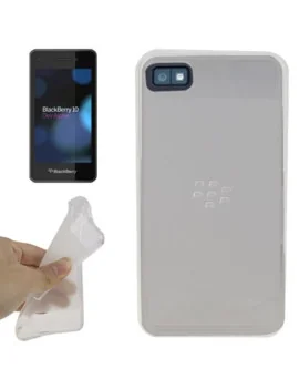 Cover in TPU per BlackBerry Z10 (Trasparente)