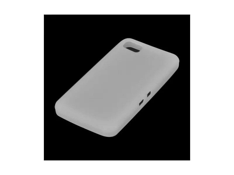 Cover in Silicone TPU per BlackBerry Z10 Bianco 4052357113144