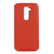 Cover in Silicone per LG G2 Optimus D801 (Rosso)