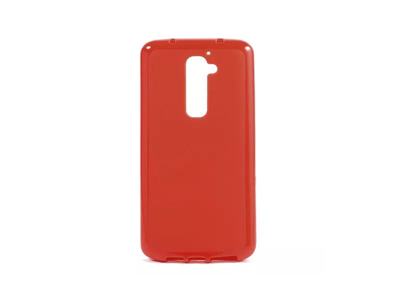 Cover in Silicone per LG G2 Optimus D801 (Rosso)