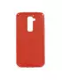 Cover in Silicone per LG G2 Optimus D801 (Rosso)
