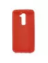 Cover in Silicone per LG G2 Optimus D801 (Rosso)