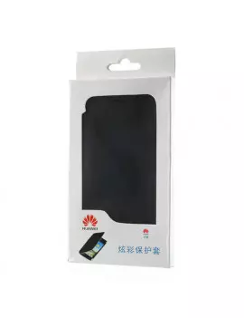 Cover Rigida per Huawei Ascend P6 Metal Style (Nero)