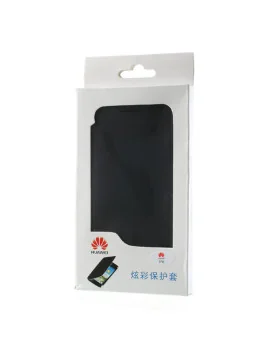 Cover Rigida per Huawei Ascend P6 Metal Style (Nero)