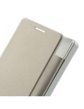 Cover Rigida per Huawei Ascend P6 Metal Style (Bianco)