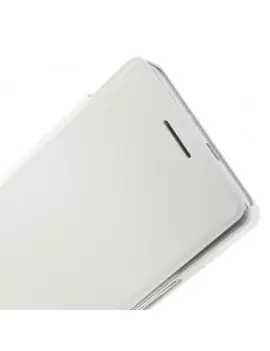 Cover Rigida per Huawei Ascend P6 Metal Style Bianco