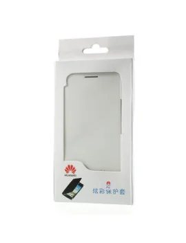 Cover Rigida per Huawei Ascend P6 Metal Style (Bianco)