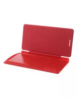 Cover Rigida per Huawei Ascend P6 Metal Style Rosso