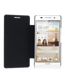 Cover Rigida per Huawei Ascend P6 Metal Style Blu Scuro