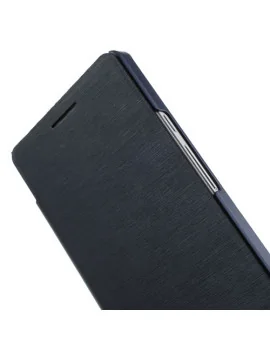 Cover Rigida per Huawei Ascend P6 Metal Style (Blu Scuro)