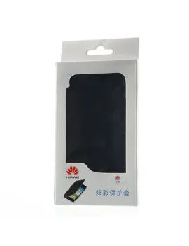 Cover Rigida per Huawei Ascend P6 Metal Style (Blu Scuro)