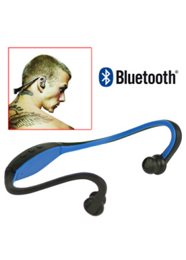Sport Auricolari Bluetooth Microfono Senza Fili Univerale Smartphone Nero