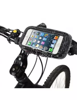 Supporto Bici Impermeabile per iPhone 5 5C 5S (Nero)