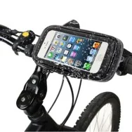 Supporto Bici Impermeabile per iPhone 5 5C 5S (Nero)
