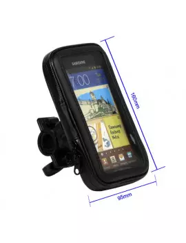 Supporto Bici Impermeabile per Samsung Galaxy Note N7000 i9220 (Nero)