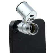 Microscopio Portatile 60x con Illuminazione LED per Apple iPhone 5 5S