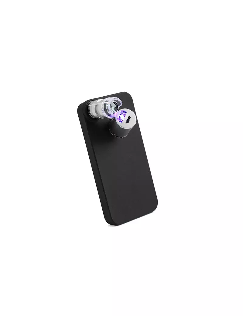 Microscopio 60x Portatile con Illuminazione LED per Apple iPhone 4 4S Microscopio 60x Portatile con Illuminazione LED per Apple iPhone 4 4S