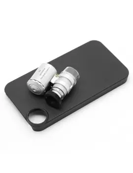 Microscopio 60x Portatile con Illuminazione LED per Apple iPhone 4 4S