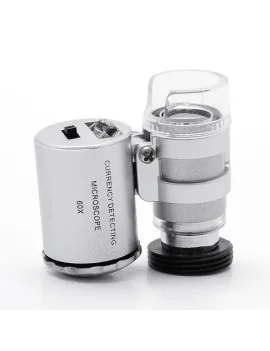 Microscopio 60x Portatile con Illuminazione LED per Apple iPhone 4 4S