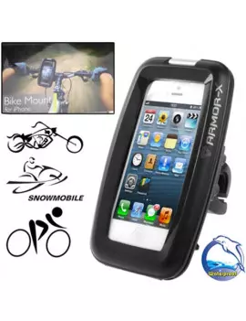 Supporto Bici Impermeabile Professionale per iPhone 4 4S (Nero)