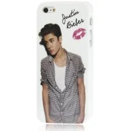 Cover Rigida per Apple iPhone 5 5S (Justin Bieber Bacio)